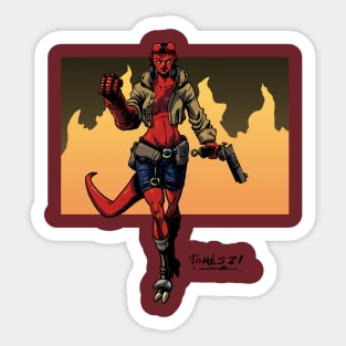 HellGirl Sticker